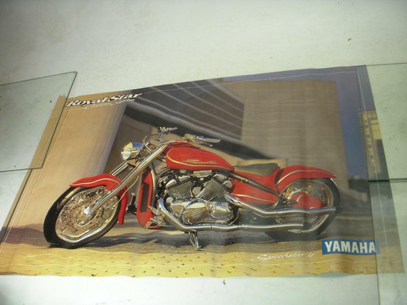 YAMAHA ROYAL STAR SPEEDSTAR MOTORCYCLE POSTER USED PO-250 COLLECTIBLE (f17)