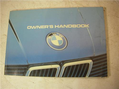 1983 BMW 318L Owners Handbook Auto Car manual BOOK (blue-1)