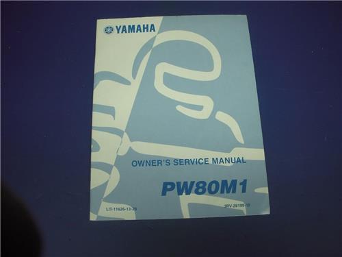 2000 PW80M1 YZINGER 80 PW50 YAMAHA OWNERS SERVICE MANUAL 3RV-28199 BOOK (man-g)
