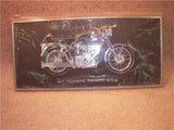 1967 VELOCETTE THRUXTON WALL HANGER PLAQUE FO-637 COLLECTIBLE (A5)
