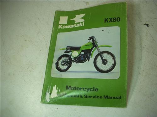1979 Kawasaki KX80 A1 KX 80 OWNERS SERVICE Manual 99920-1086 BOOK (man-g)