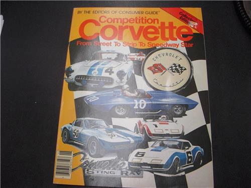 1980's Consumers Guide Competion Corvette Street Strip Star Handbook Book Manual USED COLLECTIBLE (red112)