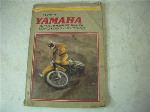1968-76 YAMAHA GT1 YZ80 DT100 AT1 AT2 AT3 CT1-3 CLYMER MANUAL M410 BOOK (man-g)
