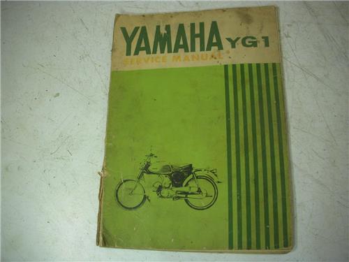 1964-65 Yamaha YG1 FACTORY Service Manual BOOK (man-g)
