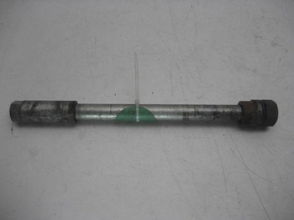 1973 Italian Harley Baja 100 Front Axle Shaft with Nut and Spacer Used Baja-06 (a6)