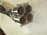 4-1 Aftermarket Custom Muffler Exhaust Pipe Angled Made Japan 28 INCH long used X-91 (d12)