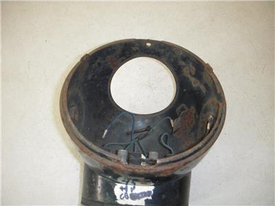 Honda CB450 KO Headlight Bucket w/ broke 140mph speedo glass 113022-10 (A39)