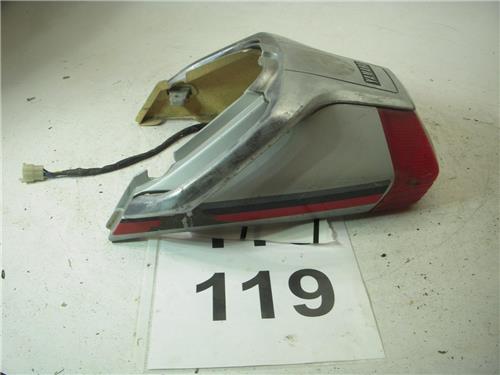 Used 1984-85 FJ600 600 YAMAHA Rear Seat Cowl Tail Light Section used Tail-119 (Checkered)