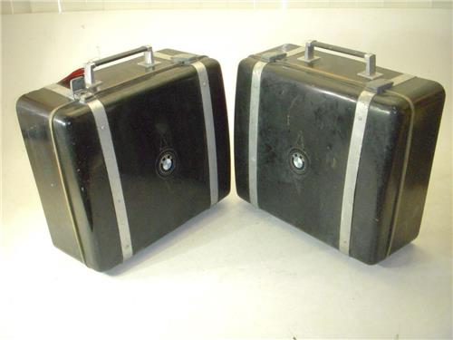 BMW 1967 Craven Golden Arrow Pair Saddlebags Panniers used 120622-14 (check-2)