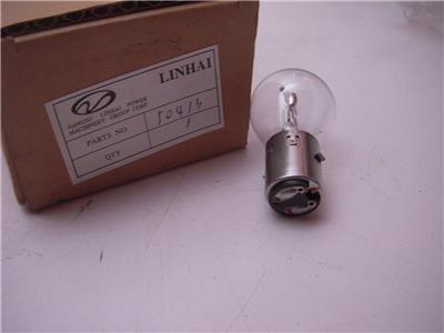 50413 NOS LINHAI MADE IN CHINA SCOOTER PART # 50413 hEADLIGHT BULB LX250 (JTOP)