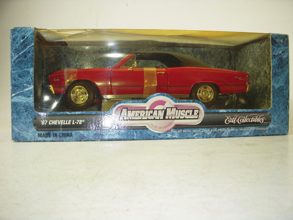 1967 Chevy Chevelle L-78 NEW Ertl American Muscle Diecast 1:18 scale (TS-WIRE-B2)