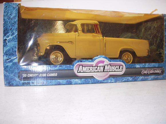 1955 Chevy 3100 Cameo NEW Ertl American Muscle Diecast 1:18 scale (TS-WIRE-B2)