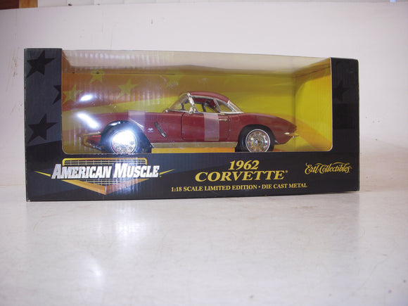 1962 Chevy Corvette NEW Ertl American Muscle Diecast 1:18 scale (TS-WIRE-B2)