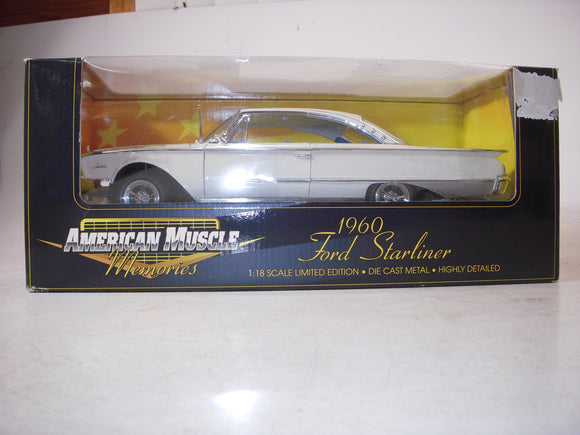 1960 Ford Starliner NEW Ertl American Muscle Diecast 1:18 scale (ts-wire-b2)