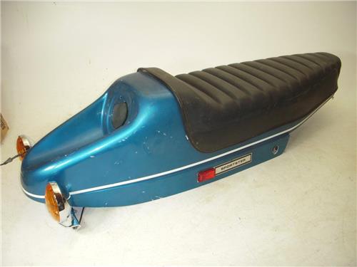 HARLEY 1969-71 HD Harley Davidson Sportster Seat Tail Section Fiberglass Rear Signals RARE VINTAGE USED 91522-11 (B22)