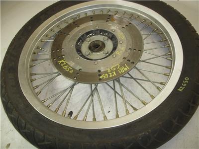 1981 KZ650 CSR Kawasaki Front 19 Inch Spoke Rim Disc DID Brand Rim Wheel used RIM-28 (wall)