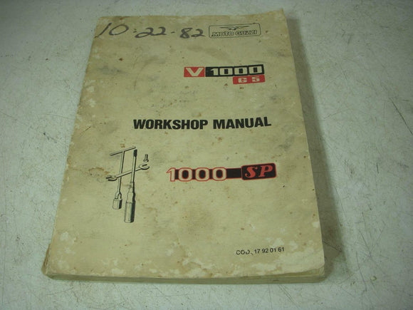 V1000 G5 1000 SP MOTO GUZZI WORKSHOP FACTORY SERVICE MANUAL BOOK (man-g)