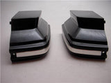 GOLDWING 1988-00 GL1500 1500 PAIR LOWER SADDLEBAG BLACK COVERS USED 102317-25 (F4)