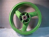 1989-90 ZX7 KAWASAKI REAR RIM WHEEL R-1265 17 INCH USED 103117-04 (wall)