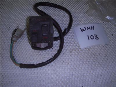 198 ATC200X HONDA ATV HANDLEBAR SWITCH HI LOW LIGHTS USED WHH-103 (Q3)