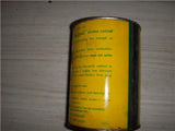 EXCELZALL 2 4 CYCLE SUPER FILM YELLOW LAB QUART VINTAGE FULL TIN CAN NEW COLLECTIBLE (c58-oil10A)