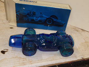 SURE WINNER RACING BLUE CAR BY AVON NEW IN BOX Collectible (92424-10 ts-wire3A)