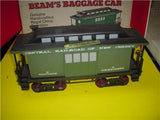 Baggage Car Train Series w/ box Jim Beam Decanter EMPTY (N-TOP C1 10B)