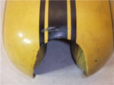 BSA A65 Hornet AM Fuel Gas Tank Yellow with Valves FIBERGLASS used 11023-04 DONN-C