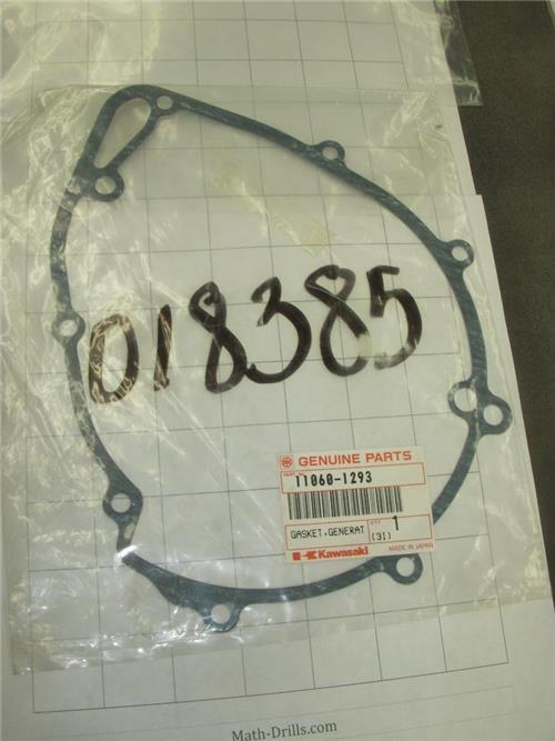 11060-1293 1993-96 KLX650R KLX650 NOS KAWASAKI GENERATOR COVER GASKET K11-12 BOX2