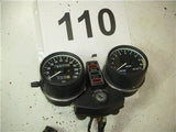 1976 KZ400 K4 400 KAWASAKI SPEEDOMETER TACHOMETER GAUGE PILOT BOX USED WG-110 (Q4)