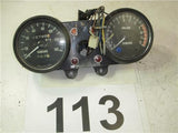 1973 TX500 YAMAHA SPEEDOMETER TACHOMETER PILOT BOX GAUGE USED WG-113 (Q4)
