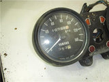 1973 TX500 YAMAHA SPEEDOMETER TACHOMETER PILOT BOX GAUGE USED WG-113 (Q4)