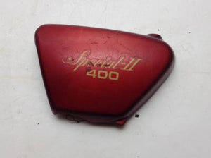 1980-81 Yamaha XS400 Special II Left Side Cover 3F8 used SC-113 (l-top)