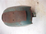 1968-70 T500 500 SUZUKI FUEL GAS TANK REPAINT GREEN USED FO-1140 DONN-A11