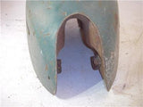 1968-70 T500 500 SUZUKI FUEL GAS TANK REPAINT GREEN USED FO-1140 DONN-A11