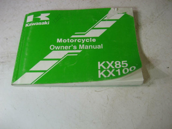 2004 KX85 KX85A4 KX100 KX100D4 KAWASAKI OWNERS MANUAL 99987-1186 BOOK (blue-5)