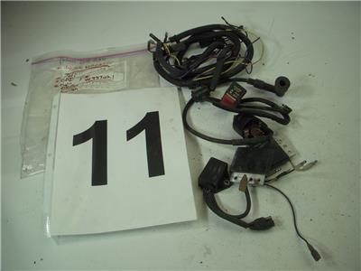 1995 POLARIS TRAIL BLAZER ATV WIRE HARNESS CDI COIL SOLENOID REGULATOR W957221 USED WH-11 (P2)