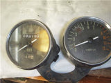1971 F7 175 ENDURO KAWASAKI SPEEDOMETER TACHOMETER USED WG-11 (Q4)