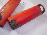 1972-73 CB350 350 Honda Pair Red Lower Fork Covers Used WEAR-11 V2