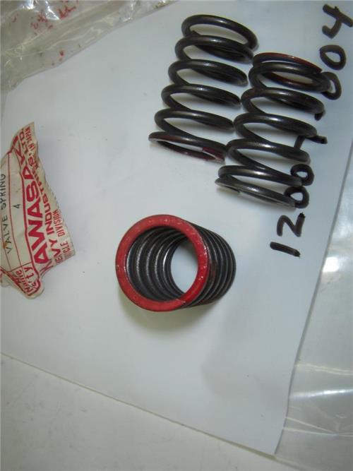 12007-004 (4) 1967-69 W1 W1SS W2SS NOS KAWASAKI INNER VALVE SPRING (red123)