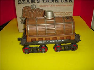 The Tank Car Train Series w/ box Jim Beam Decanter EMPTY (TS-Store A1 12a)