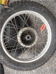 TY250 250 Yamaha TRIALS 250 REAR RIM WHEEL 18 INCH USED TY-12 (wall)