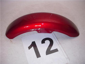 2003-07 VT750 SPIRIT 750 HONDA RED FRONT FENDER MCL USED 12821-12 (DONN-C2)