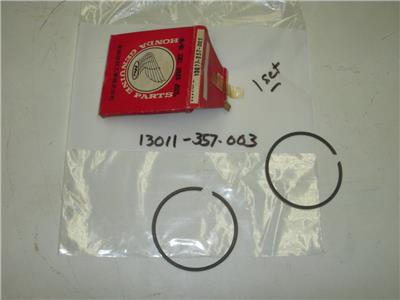 13011-357-003 1973 CR250 CR250M NOS HONDA PISTON RINGS STANDARD SIZE (RED125)