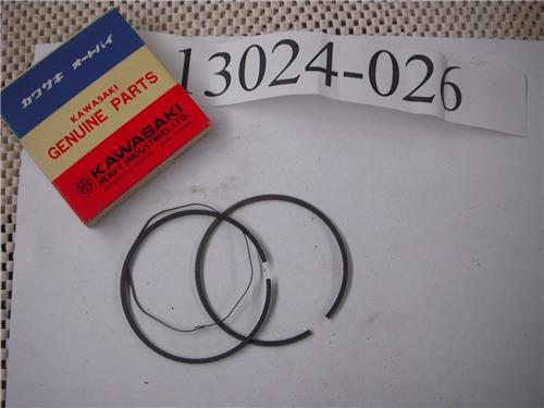 13024-026 4TH OVER Piston Ring Set NOS KAWASAKI 1968-70 F3 (RED124)