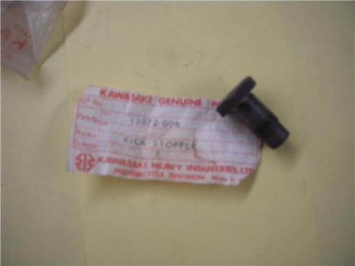 13072-006 1968-74 A1 A7 S1 S2 Kawasaki NOS KICK STARTER STOPPER (red123)