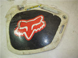 1990 CR250R 250 ACERBIS HONDA RIGHT LEFT Body Side Cover Used WSC-130 (u1-2)