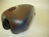 1976-81 Yamaha XS650 XS 650 twin GAS FUEL TANK Repaint Blue used 13123-11 DONN-A9