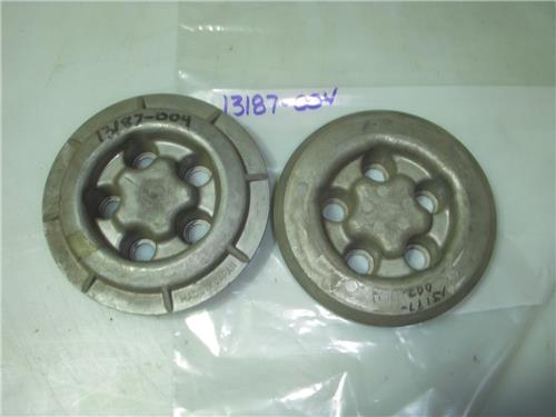 13187-004 1971-78 S1 S2 S3 TRIPLE KX125 KS125 F6 F7 CLUTCH SPRING PLATE KAWASAKI NOS (RED119)