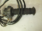 1975 KZ400 KAWASAKI Handlebar Bar Right Throttle Switch CABLES Used WHH-135 (Q3)